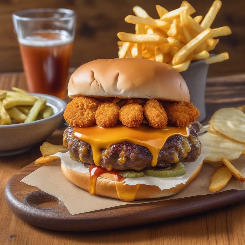 The Pickle Chip Burger