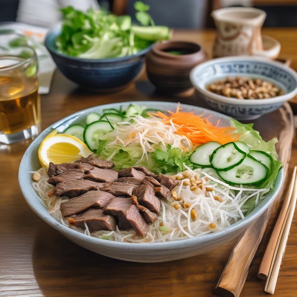 Grilled Lemongrass Beef Vermicelli