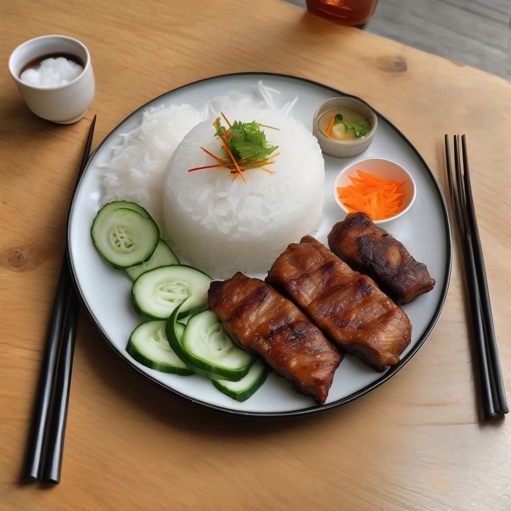Pork Patty Rice