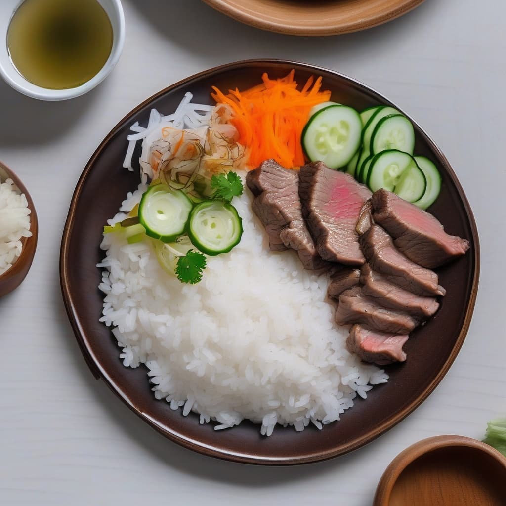 Grilled Lemongrass Beef Rice