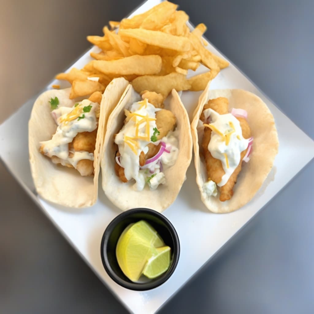 Beer Battered Fish Tacos